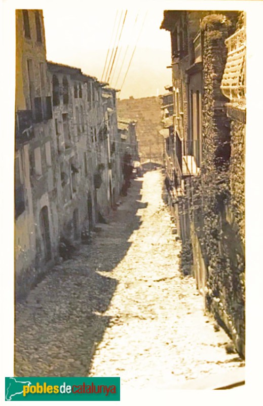La Vilella Alta - Carrer Major. Postal antiga