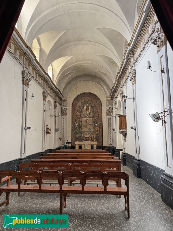 Poboleda - Església de Sant Pere. Capella del Santíssim (Foto: Albert Esteves, 2026) Poboleda - Església de Sant Pere. Capella del Santíssim