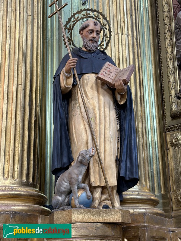 Poboleda - Església de Sant Pere. Retaule major