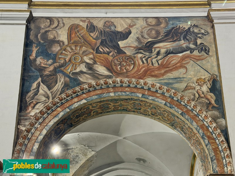 Poboleda - Església de Sant Pere. Pintures murals