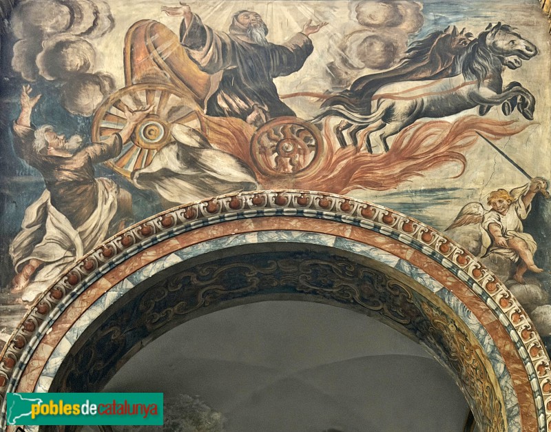 Poboleda - Església de Sant Pere. Pintures murals