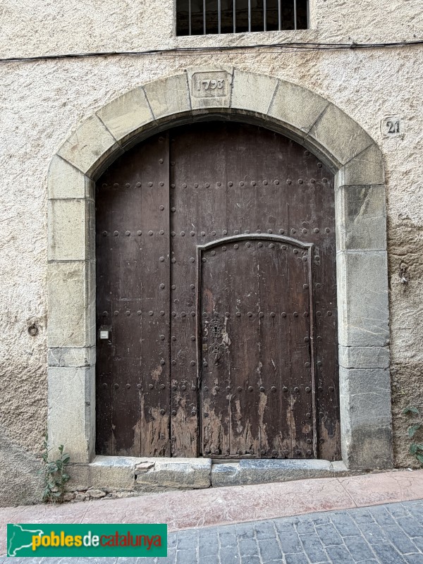 Poboleda - Portal de 1793 (Foto: Albert Esteves, 2026) Poboleda - Portal de 1793