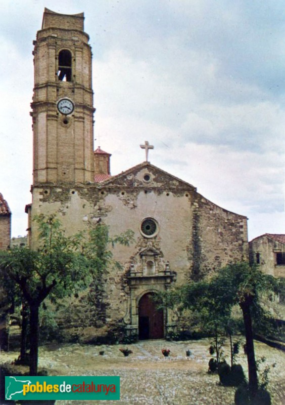 Gratallops - Església de Sant Llorenç (anys setanta del segle XX)