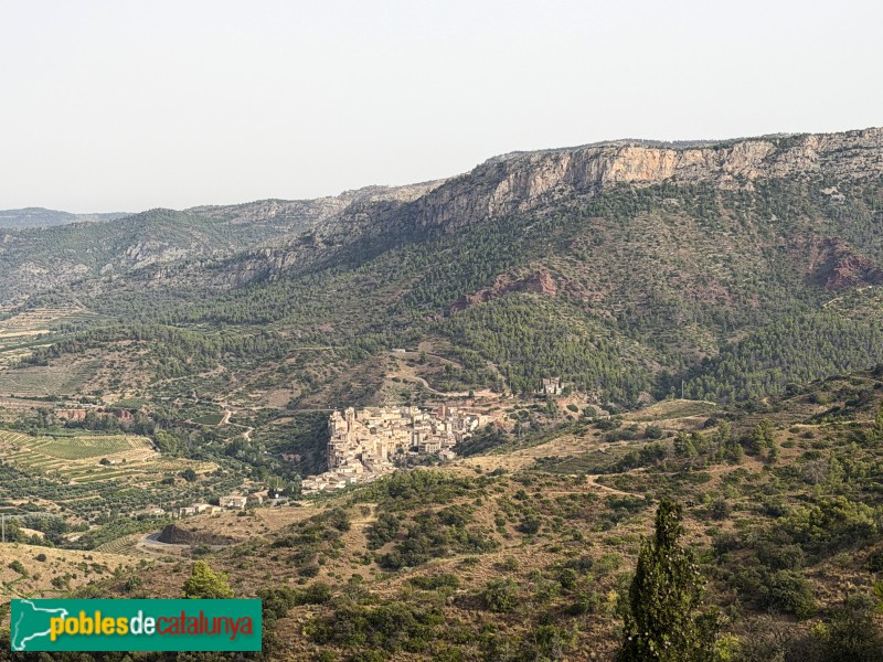 Gratallops - Panoràmica de Vilella Baixa des de l'ermita de la Consolació