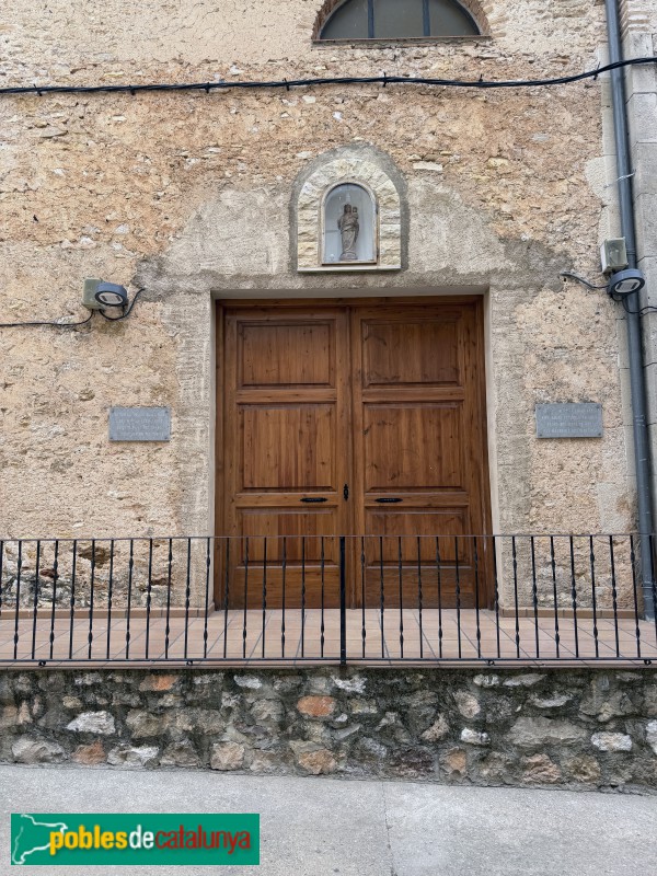 El Masroig - Església de Sant Bartomeu. Porta del carrer Major