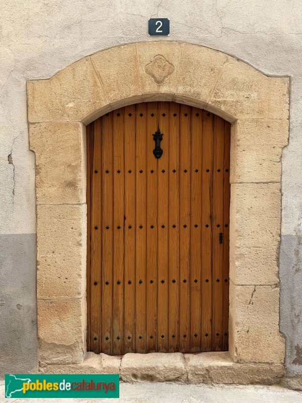 El Masroig - Portal de 1796 (Foto: Albert Esteves, 2026) El Masroig - Portal de 1796