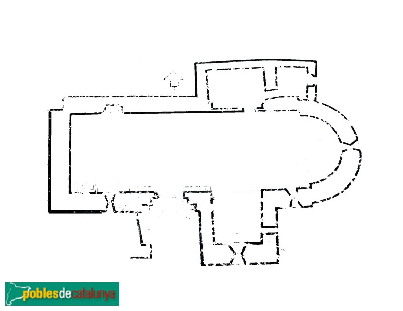 Isòvol - Sant Pere d´Olopte. Planta Isòvol - Sant Pere d´Olopte. Planta