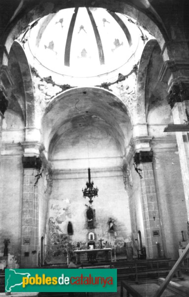 La Figuera - Església de Sant Martí (Foto: Albert González Masip -invarquit.cultura.gencat.cat-, 1985) La Figuera - Església de Sant Martí