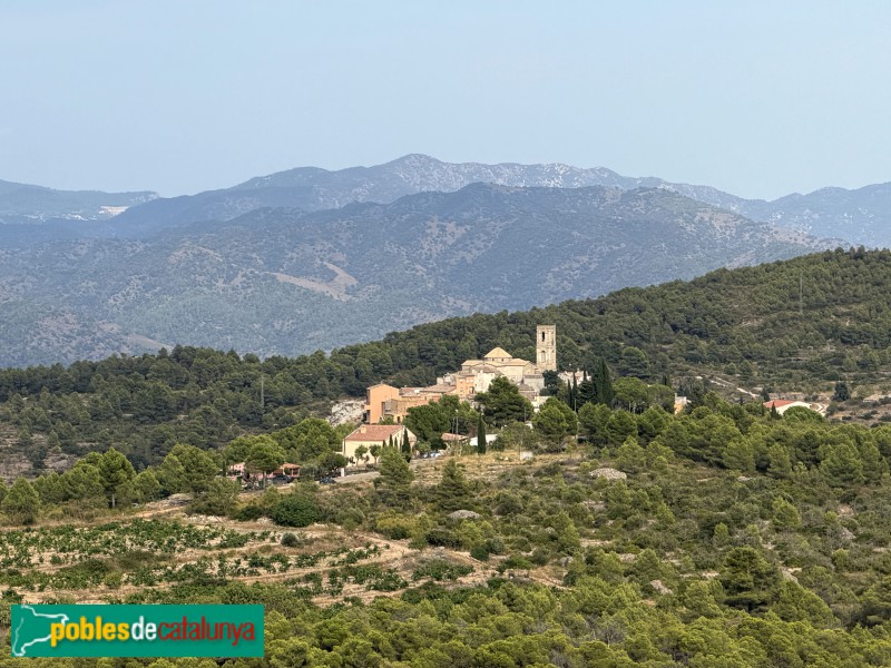 La Figuera - La Figuera des de l'ermita de Sant Pau