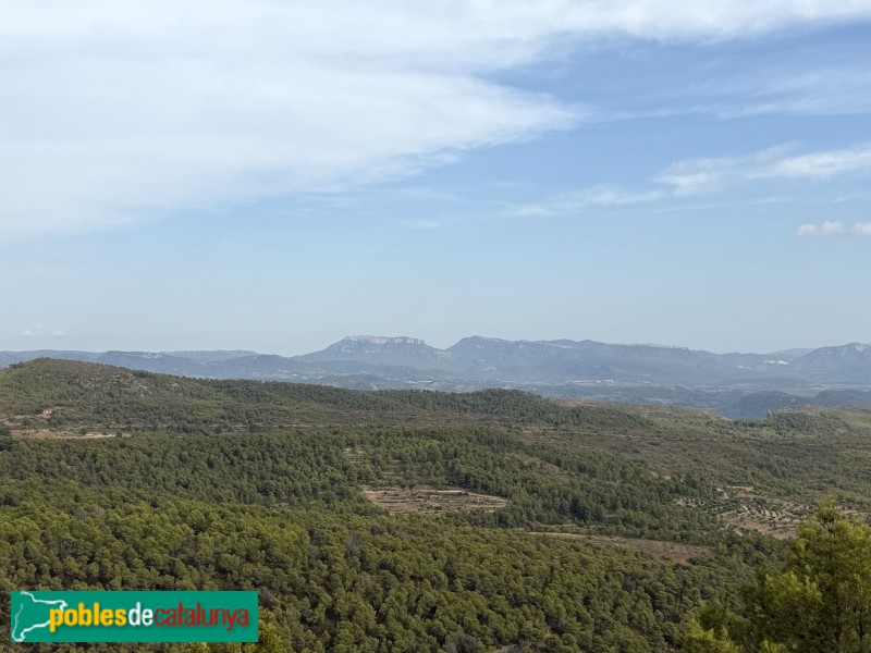La Figuera - Panoràmica des de l'ermita de Sant Pau