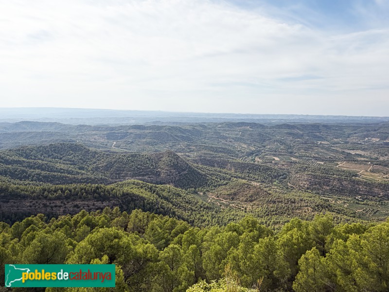 La Figuera - Panoràmica des de l'ermita de Sant Pau