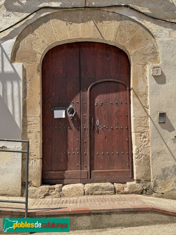 Porrera - Portal de 1772