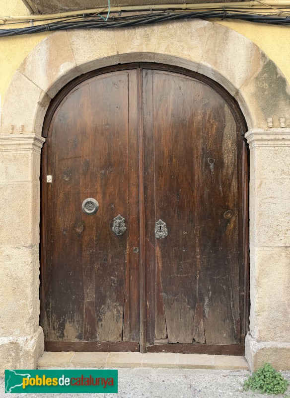 Porrera - Portal de 1864