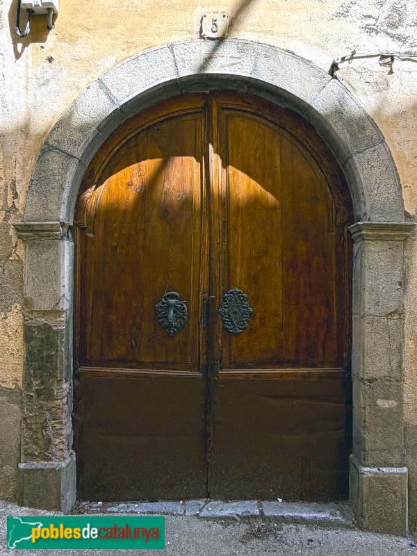 Porrera - Portal de 1865