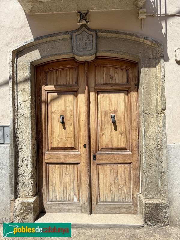 Porrera - Portal de 1884