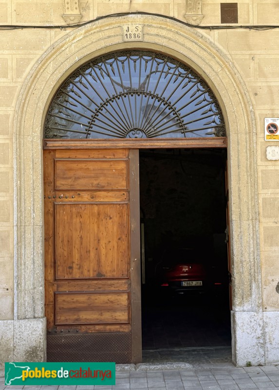 Porrera - Portal de 1886