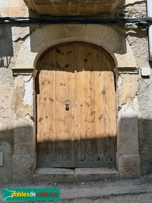 Porrera - Portal de 1863