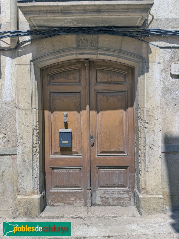 Porrera - Portal de 1883