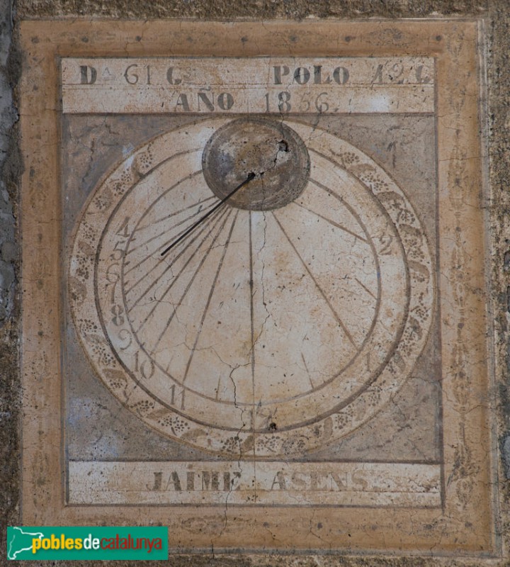 Porrera - Rellotge de sol de Barranquill