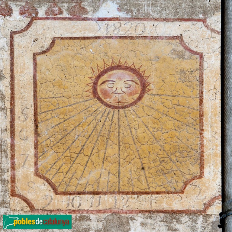 Porrera - Rellotge de sol de la Cooperativa