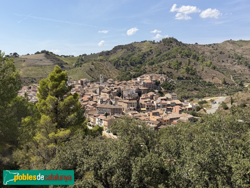 Porrera - Panoràmica des de l'ermita de Sant Antoni