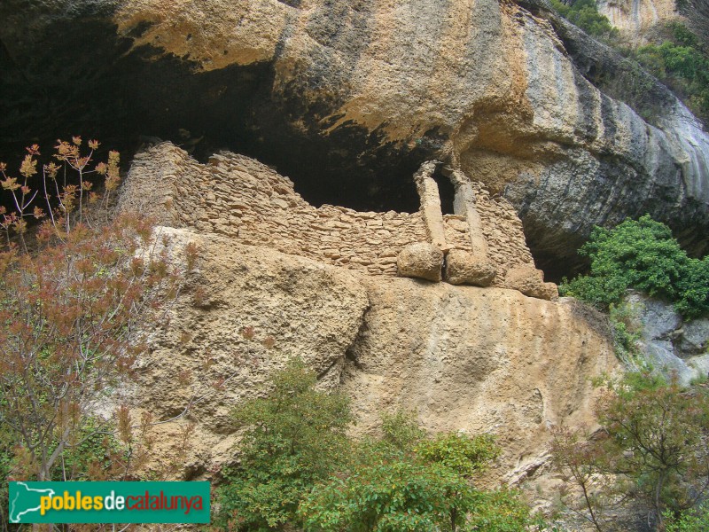 Margalef - Ermita de Sant Salvador. Casa de l'ermità