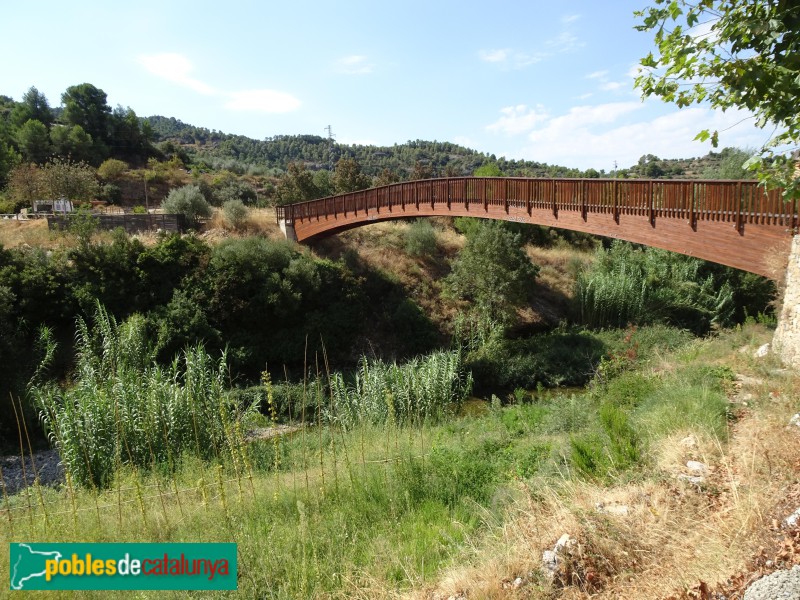 Margalef - Pont de fusta