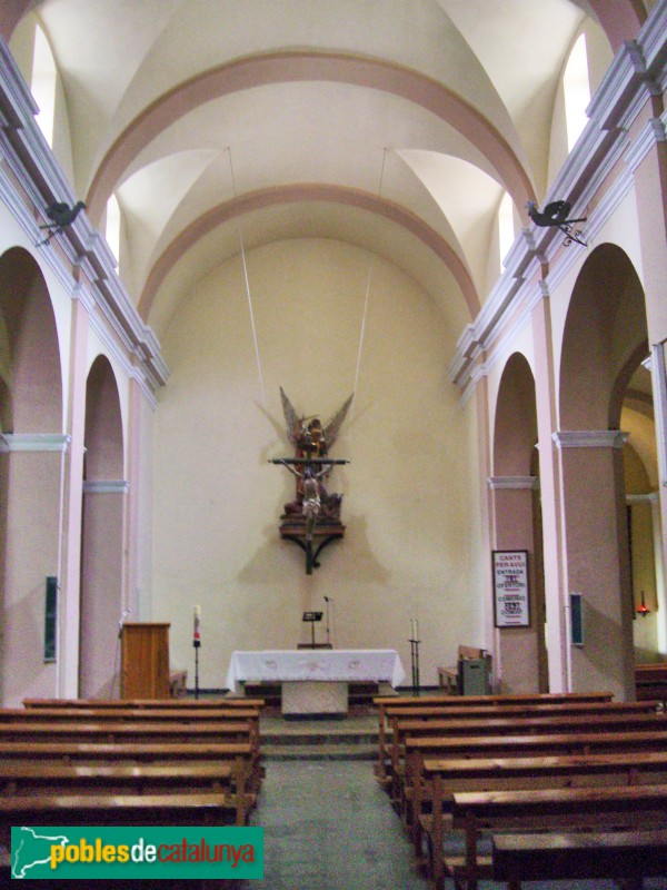 Margalef - Església de Sant Miquel. Interior