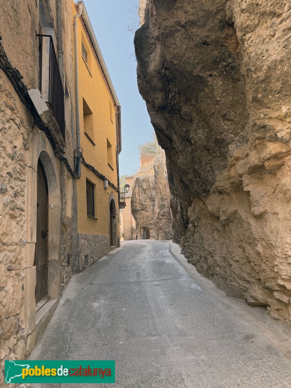Margalef - Carrer dels Molins (Foto: Albert Esteves, 2026) Margalef - Carrer dels Molins