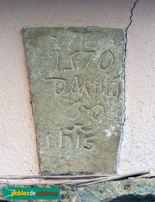 Margalef - Dovella calu de Ca Calvet (1570)