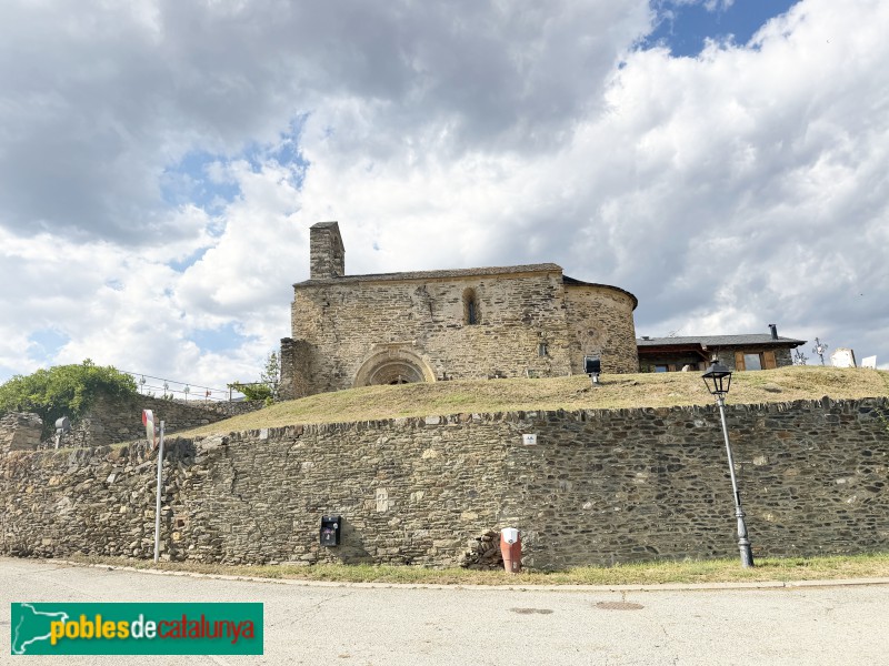 Ger - Església de Santa Eugènia de Saga (Foto: Albert Esteves, 2026) Ger - Església de Santa Eugènia de Saga