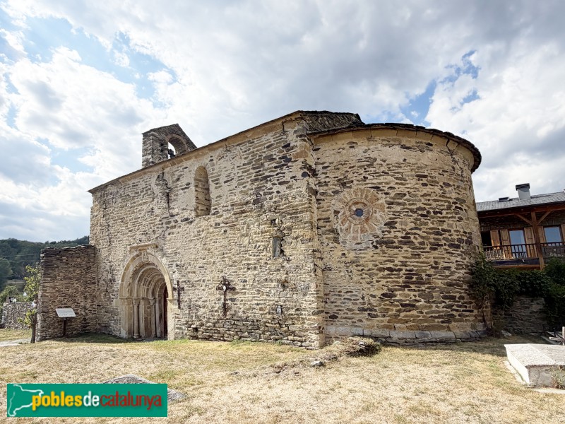 Ger - Església de Santa Eugènia de Saga (Foto: Albert Esteves, 2026) Ger - Església de Santa Eugènia de Saga