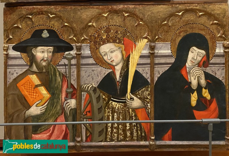 MEV - Retaule de Sant Martí de Tours, procedent de Sant Martí Sescorts