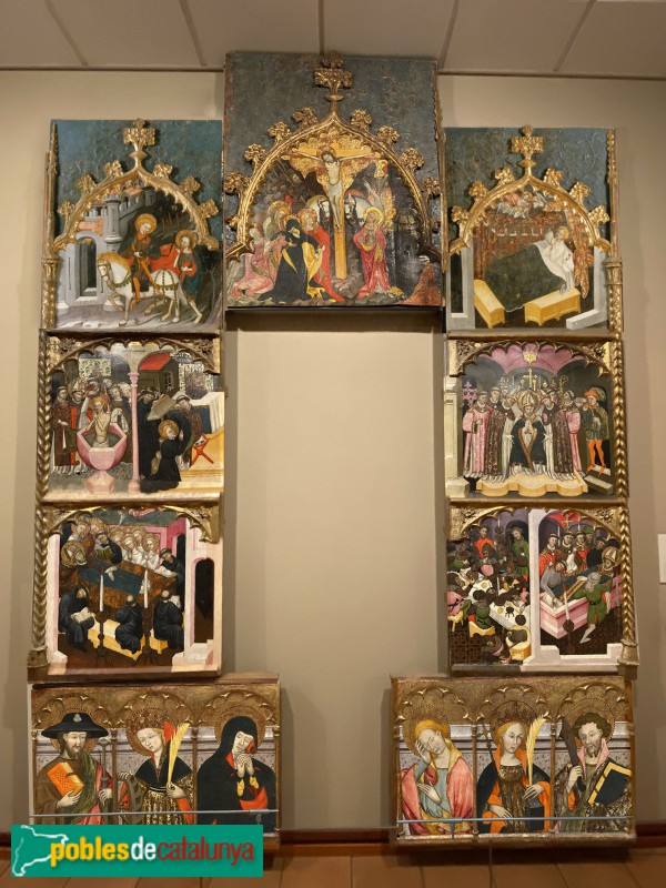 MEV - Retaule de Sant Martí de Tours, procedent de Sant Martí Sescorts