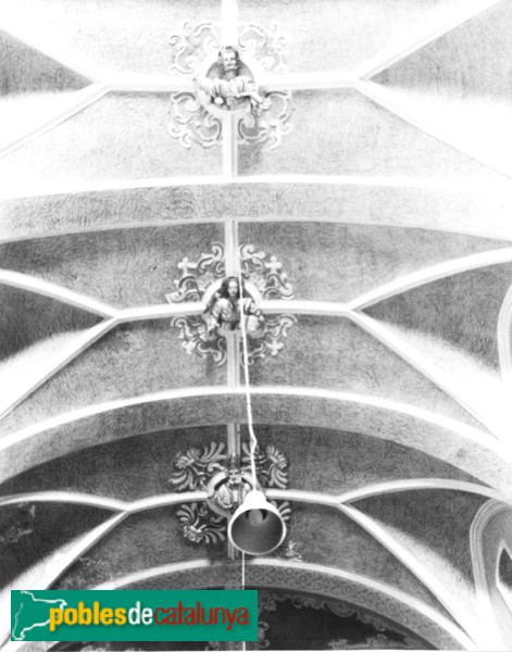 Sant Pere de Torelló - Església de Sant Pere (Foto: Alba Erra, Agustí Farrés -invarquit.cultura.gencat.cat, 1992) Sant Pere de Torelló - Església de Sant Pere