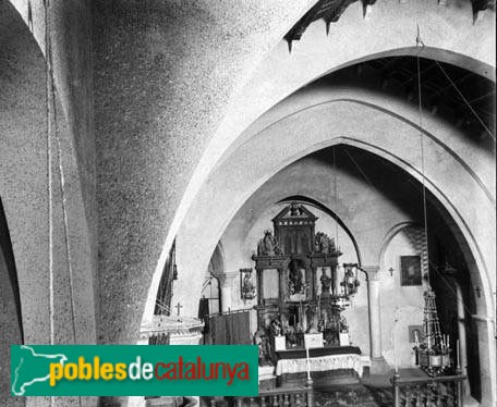 Bellver de Cerdanya - Església de Santa Maria i Sant Jaume de Bellver (Foto: <i>Ernest Mullor -Arxiu Fotogràfic Centre Excursionista de Catalunya-</i>, 1925-36) Bellver de Cerdanya - Església de Santa Maria i Sant Jaume de Bellver
