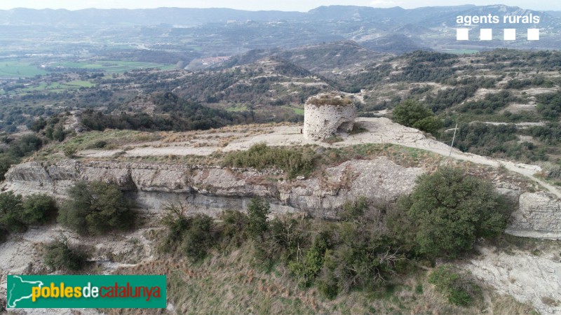 Sant Vicenç de Torelló - Castell de Torelló (Unitat aèria dels agents rurals, 2020