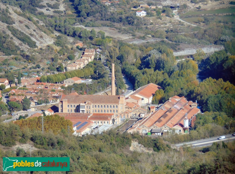 Sant Vicenç de Torelló - Colònia Borgonyà des del Castell d'Orís