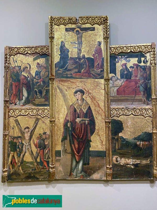MEV - Retaule de Sant Vicenç de l'ermita de Borgonyà (Perot Gascó, 1529-46)