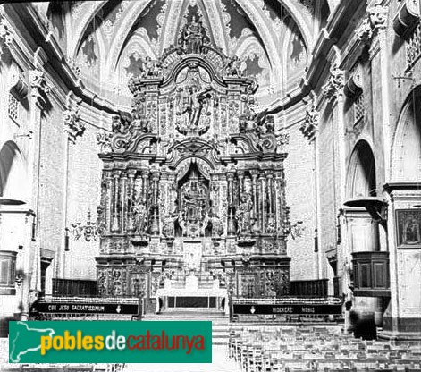 Sant Pere de Torelló - Església de Sant Pere (Foto: Manuel Genovart -Arxiu Centre Excursionista de Catalunya-, 1923) Sant Pere de Torelló - Església de Sant Pere