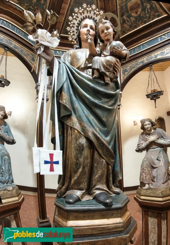 Santa Maria de Palautordera - Imatge de la Mare de Déu del Remei