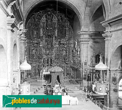 Torelló - Església de Sant Feliu. Retaule major (desaparegut)