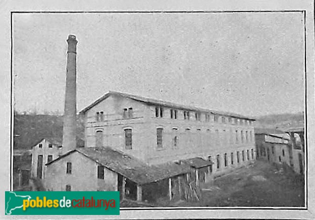 Torelló - Fàbrica de Can Vidal. Fotografia antiga