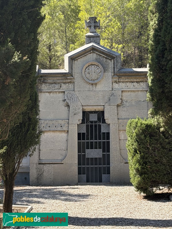 Castellbell i el Vilar - Cementiri de Castellbell. Panteó Burés