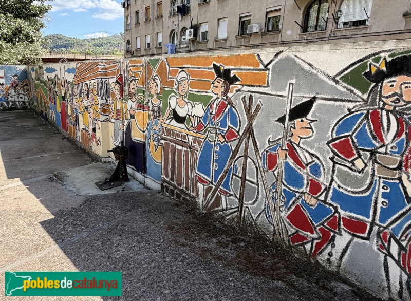 Castellbell i el Vilar - Mural de 1714