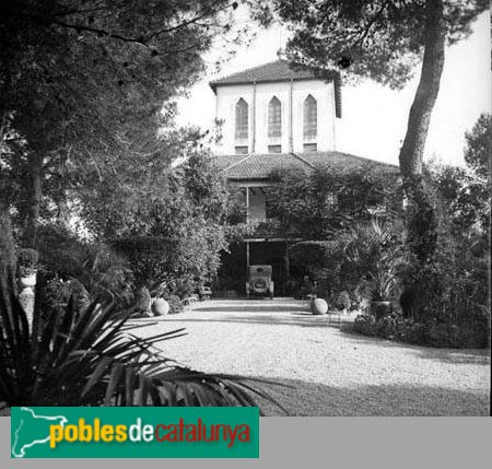 Castellbell i el Vilar - Torre Burés (Foto: Carles Fargas - Arxiu Centre Excursionista de Catalunya-, c.1930) Castellbell i el Vilar - Torre Burés