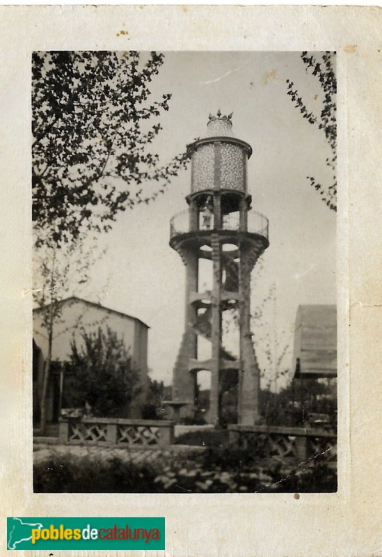 Salou - Dipòsit d'aigua, poc després de la seva construcció Maeso (foto cedida per Marta Guinjoan)