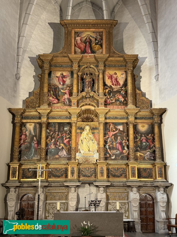 Palamós - Església de Santa Maria del Mar. Retaule major