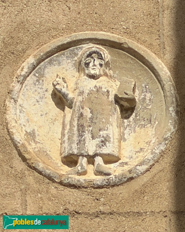 Tivissa - Església de Sant Jaume. Detall exterior