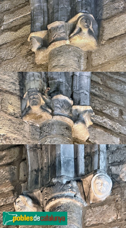Tivissa - Església de Sant Jaume. Mènsules